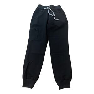 FIGS Zamora Jogger Scrub Pants Black Size XXSP